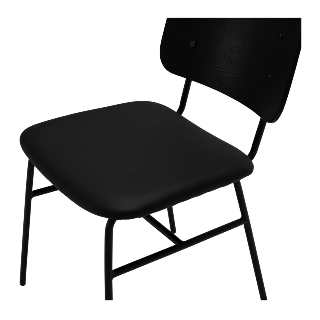Lukas Chair Black Panel image 3